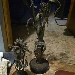 Abstract Bronze Sculpture Set